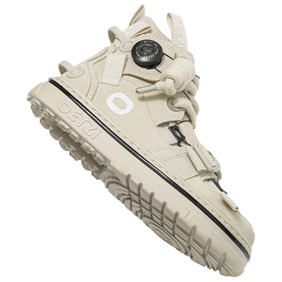 OETZI丨Ötzi Suede High-Top Platform Sneakers - Beige