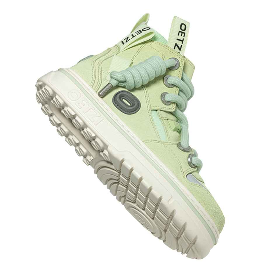 OETZI丨Ötzi Suede High-Top Platform Sneakers - Green