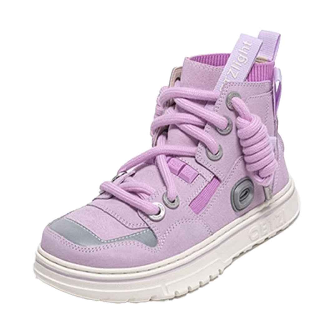 OETZI丨Ötzi Suede High-Top Platform Sneakers - Purple