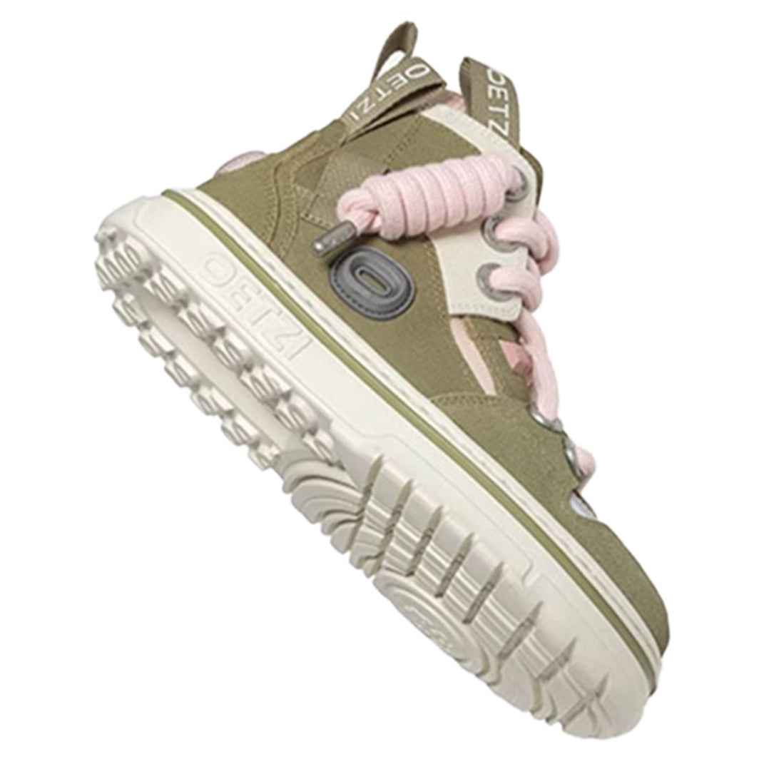 OETZI丨Ötzi Suede High-Top Platform Sneakers - Moss Green