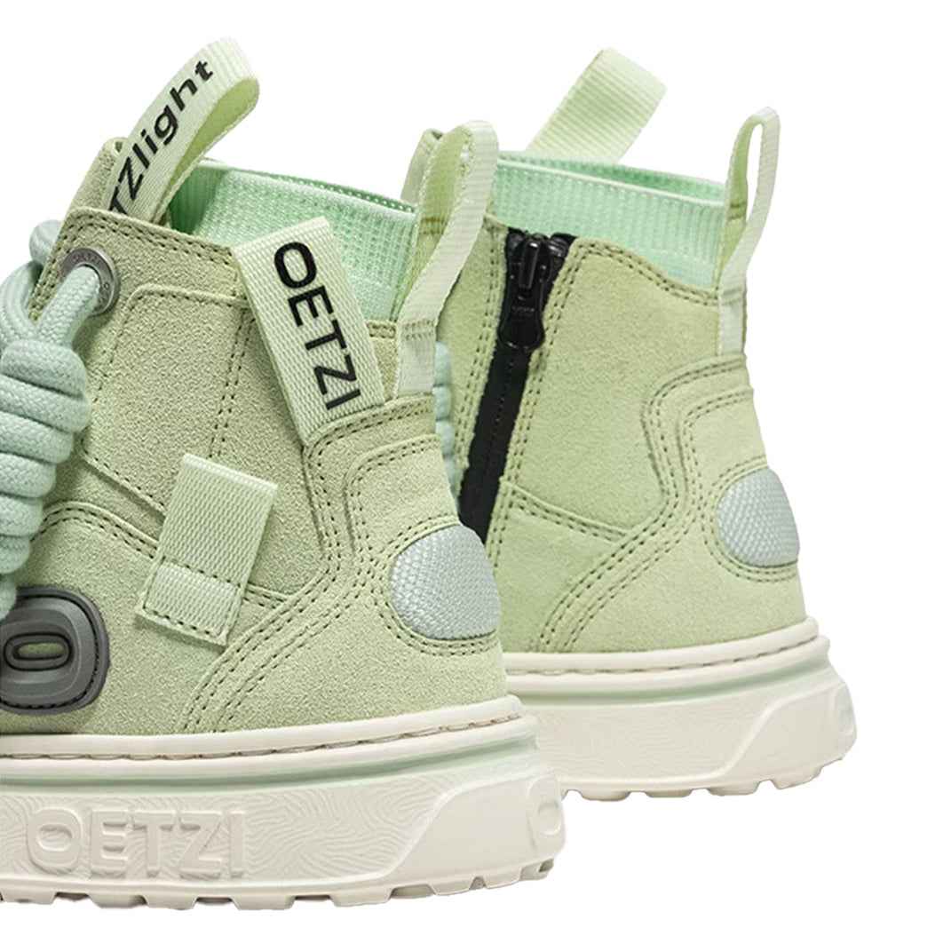 OETZI丨Ötzi Suede High-Top Platform Sneakers - Green