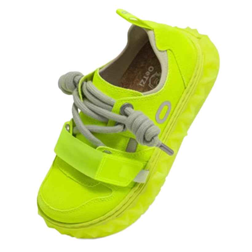 OETZI丨 Ötzi Melted Sneakers-Fluorescent Yellow Green