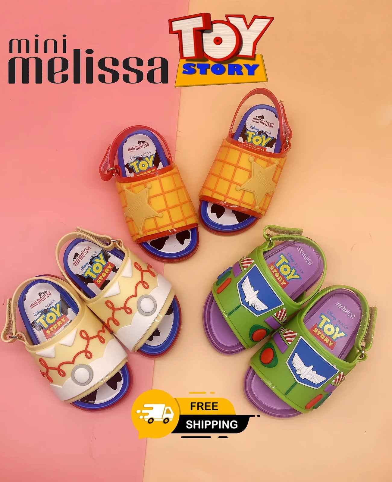 MINI MELISSA BEACH SLIDE + TOY STORY