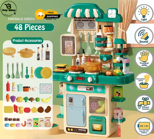 48PC Home Kitchen Playset - Itzy bitsy