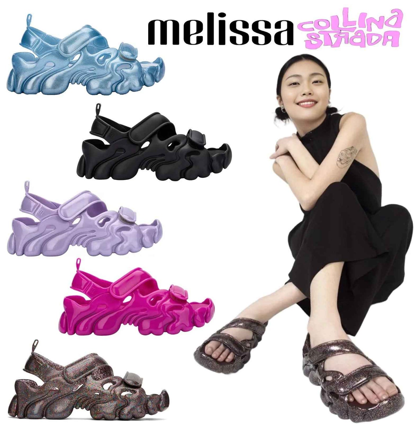 Melissa Puff Collina Strada Sandals