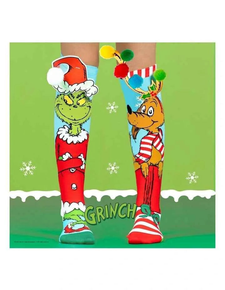 The Grinch and Max Christmas Socks