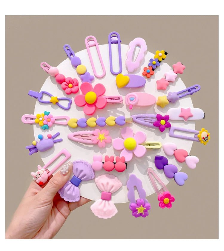 14PCS Set Fashionable French Hair Clips - Side Barrettes - itzy bitsy