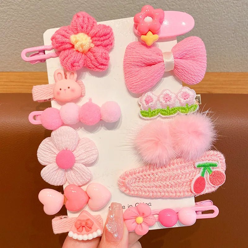 14PCS Set Fashionable French Hair Clips - Side Barrettes - itzy bitsy