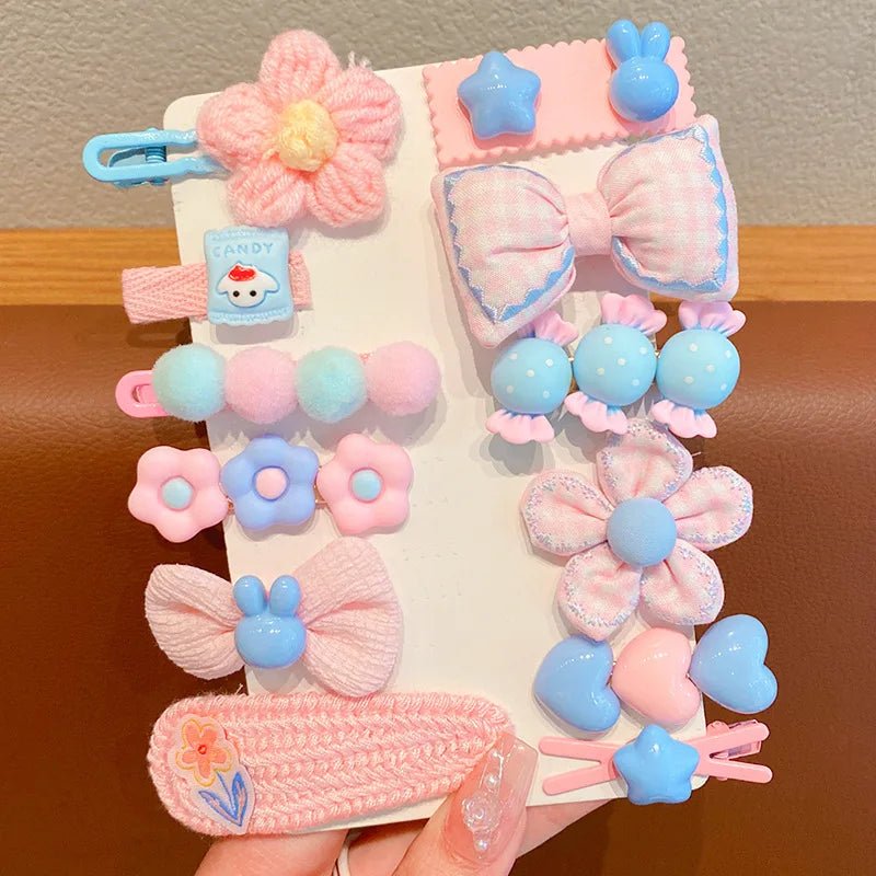 14PCS Set Fashionable French Hair Clips - Side Barrettes - itzy bitsy