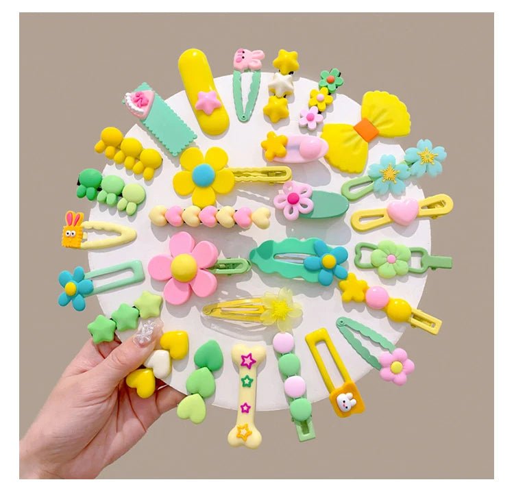 14PCS Set Fashionable French Hair Clips - Side Barrettes - itzy bitsy