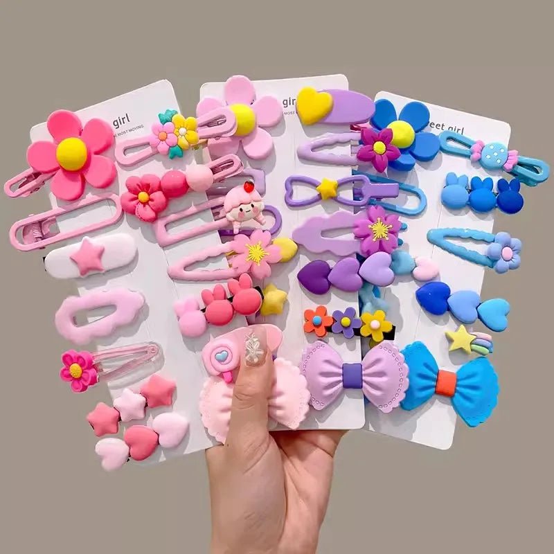 14PCS Set Fashionable French Hair Clips - Side Barrettes - itzy bitsy