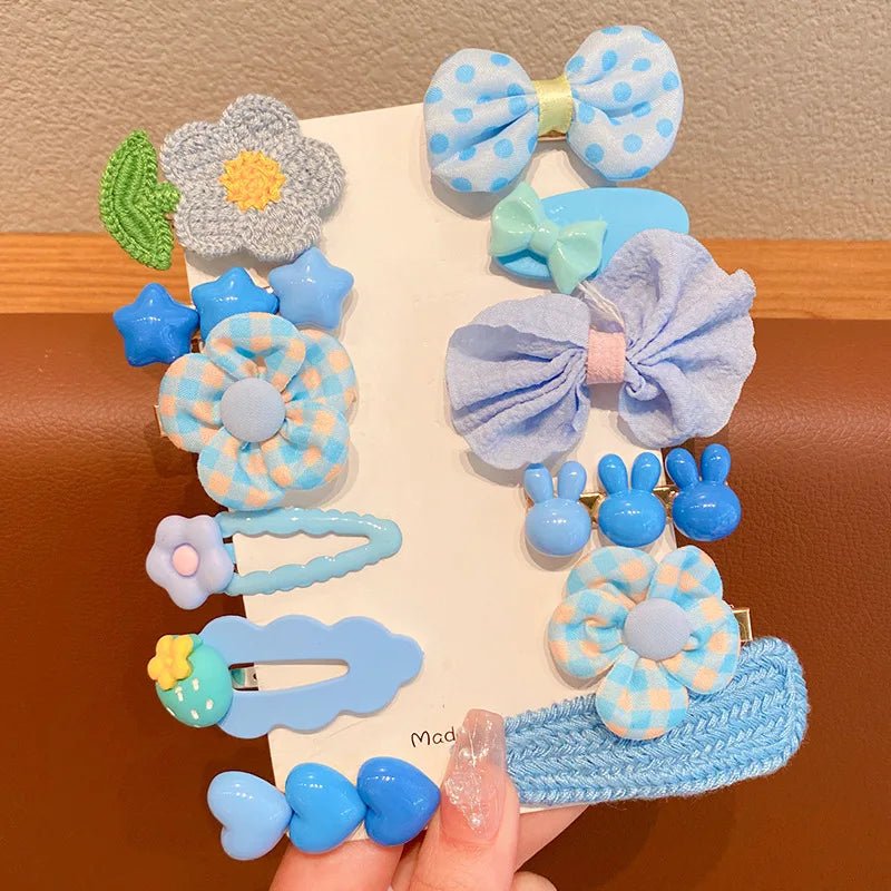 14PCS Set Fashionable French Hair Clips - Side Barrettes - itzy bitsy