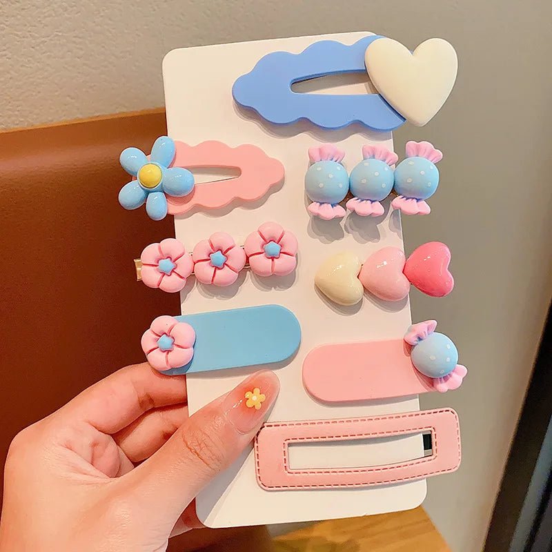 14PCS Set Fashionable French Hair Clips - Side Barrettes - itzy bitsy