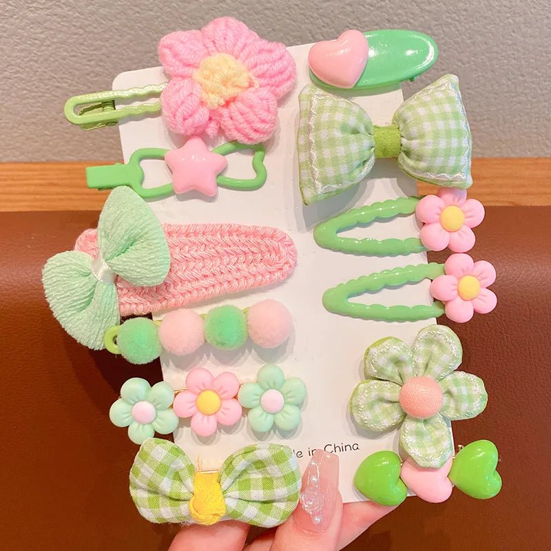 14PCS Set Fashionable French Hair Clips - Side Barrettes - itzy bitsy