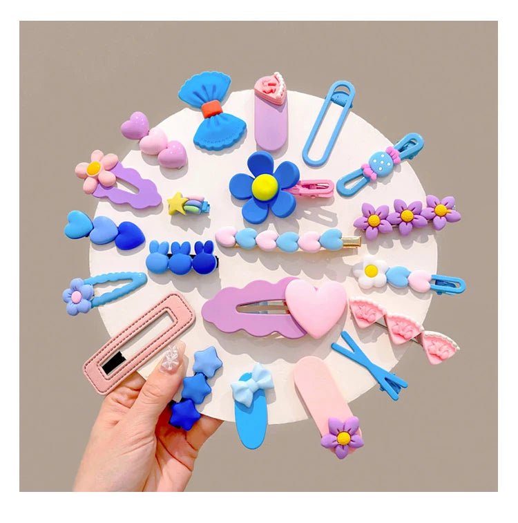 14PCS Set Fashionable French Hair Clips - Side Barrettes - itzy bitsy