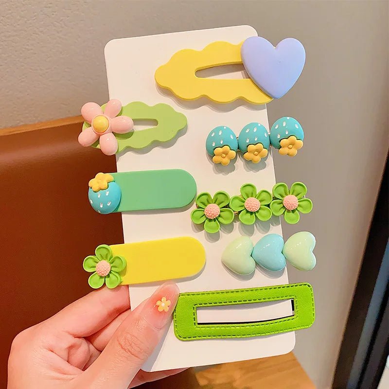 14PCS Set Fashionable French Hair Clips - Side Barrettes - itzy bitsy