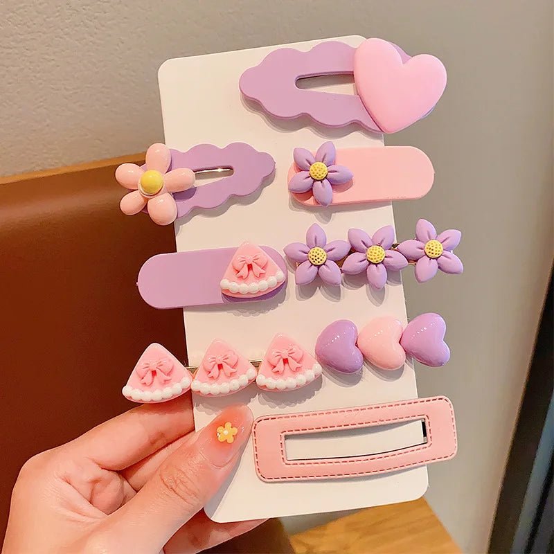 14PCS Set Fashionable French Hair Clips - Side Barrettes - itzy bitsy