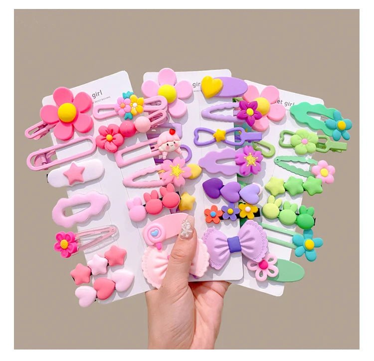 14PCS Set Fashionable French Hair Clips - Side Barrettes - itzy bitsy