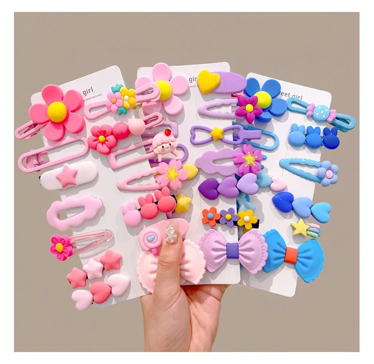 14PCS Set Fashionable French Hair Clips - Side Barrettes - itzy bitsy