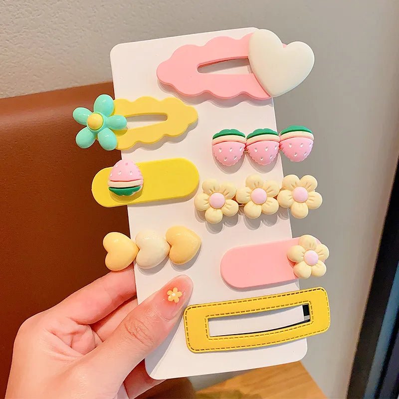 14PCS Set Fashionable French Hair Clips - Side Barrettes - itzy bitsy