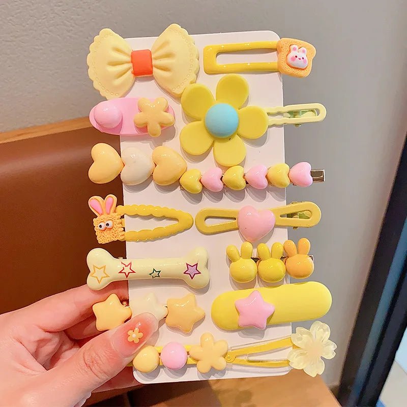 14PCS Set Fashionable French Hair Clips - Side Barrettes - itzy bitsy