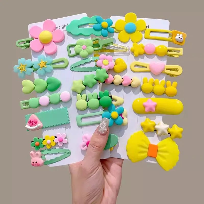 14PCS Set Fashionable French Hair Clips - Side Barrettes - itzy bitsy