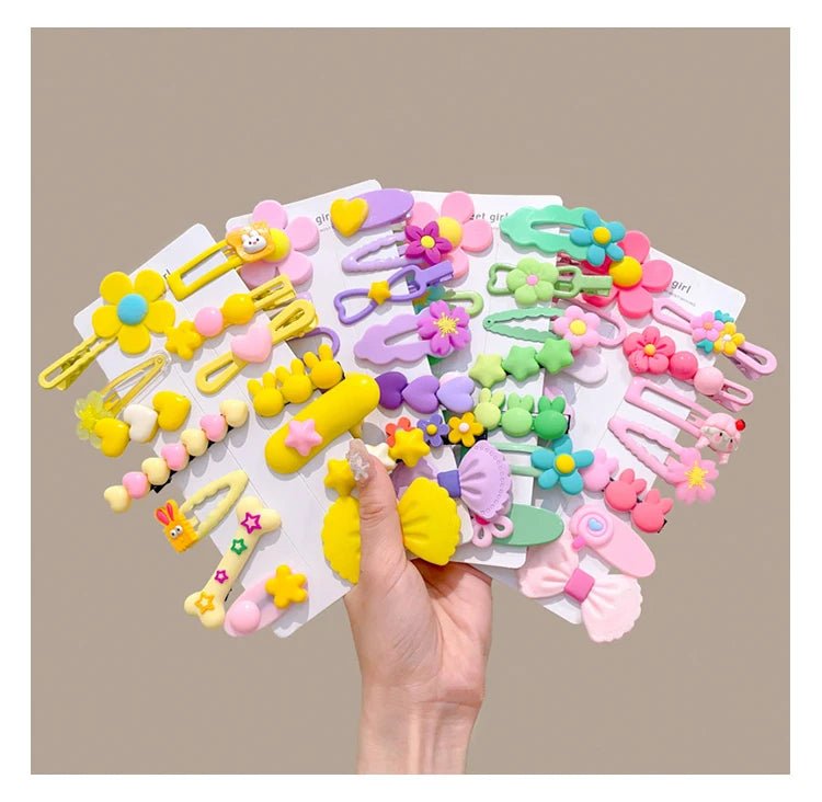 14PCS Set Fashionable French Hair Clips - Side Barrettes - itzy bitsy