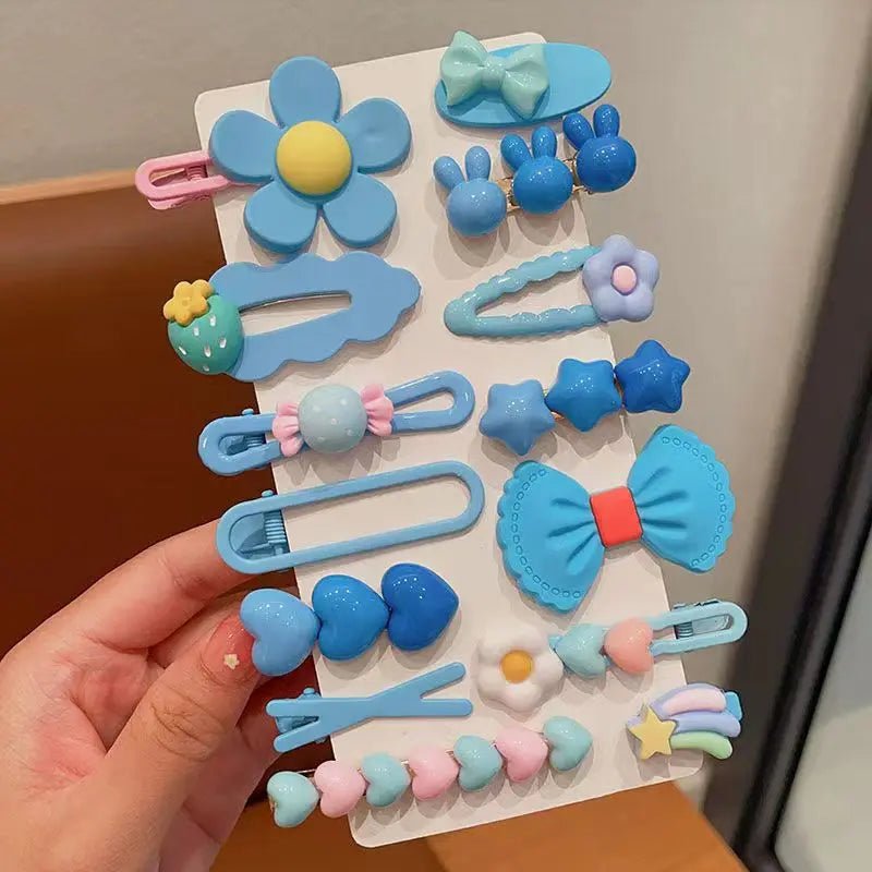 14PCS Set Fashionable French Hair Clips - Side Barrettes - itzy bitsy