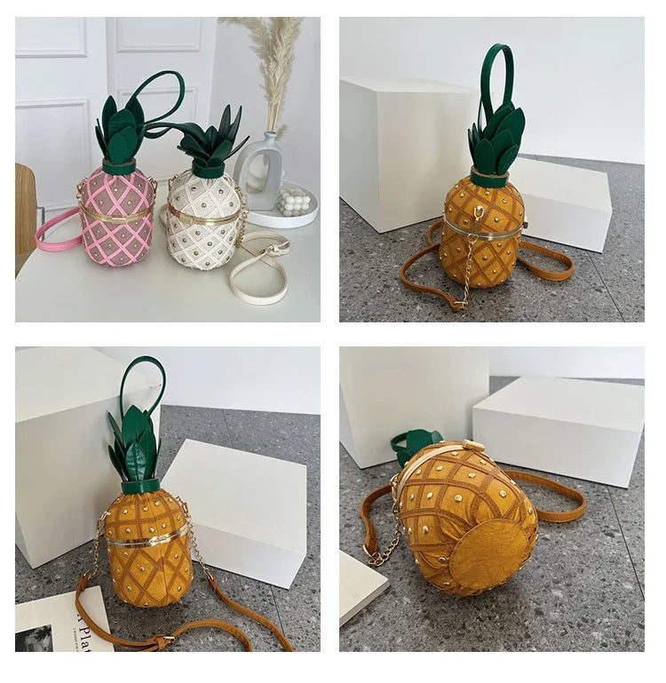 Women's Pineapple Shaped Novelty Crossbody / Handbag