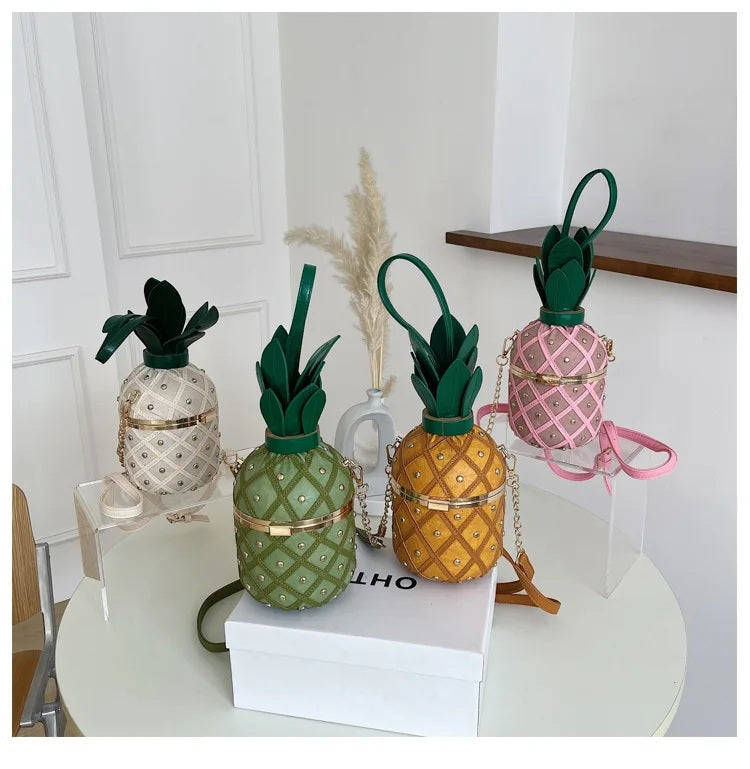 Women's Pineapple Shaped Novelty Crossbody / Handbag