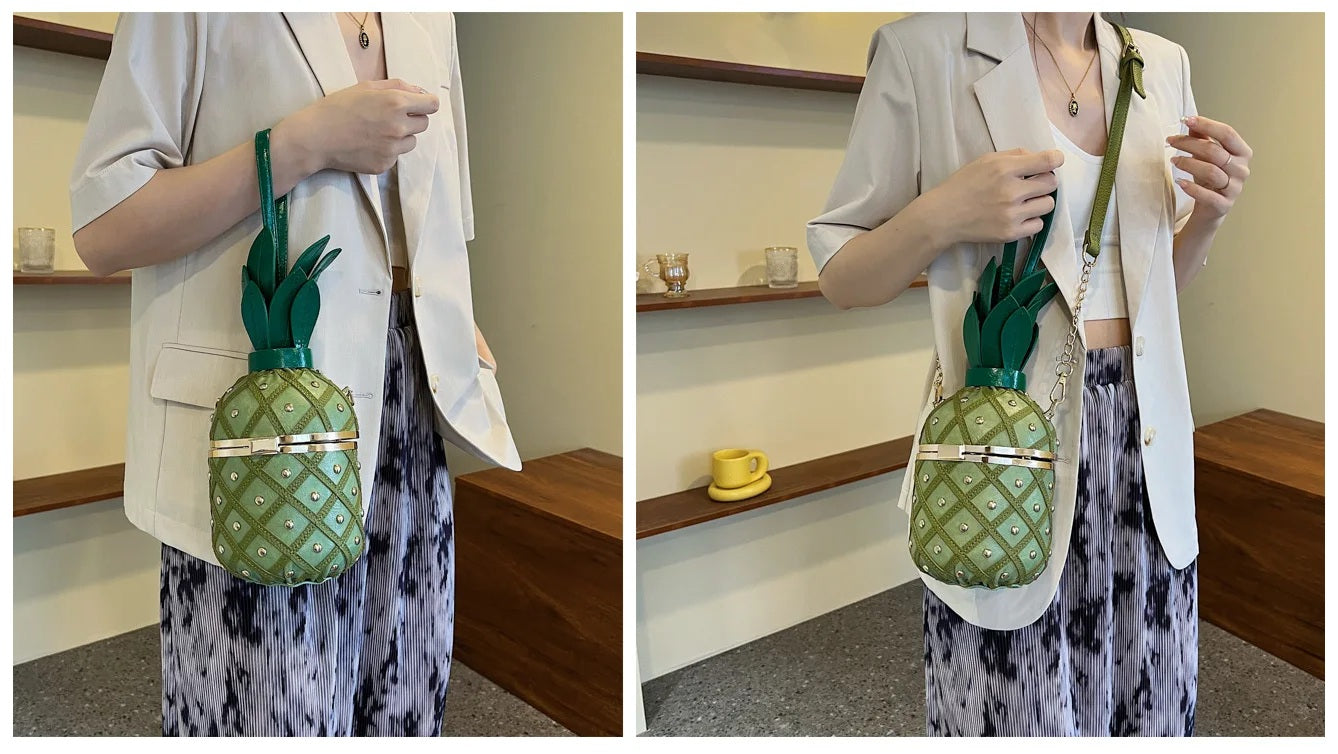 Women's Pineapple Shaped Novelty Crossbody / Handbag