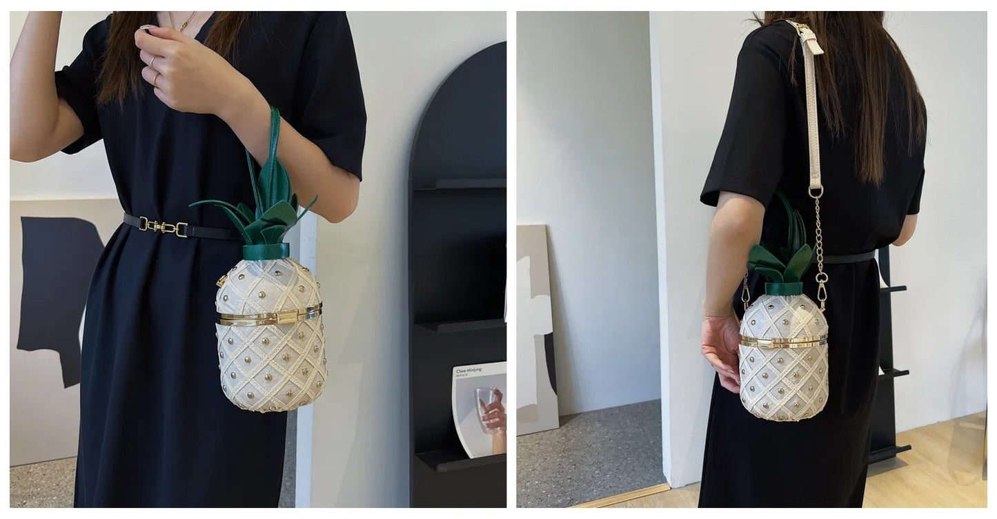 Women's Pineapple Shaped Novelty Crossbody / Handbag