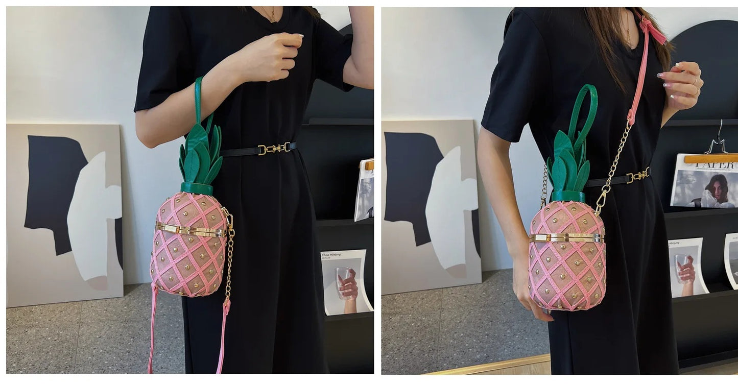 Women's Pineapple Shaped Novelty Crossbody / Handbag