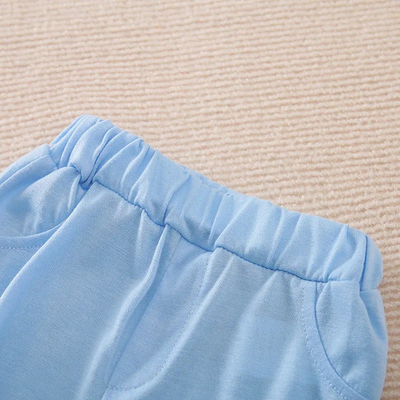 2 pcs Set Cute Dinosaur Comfortable Jumpsuit + Shorts - itzy bitsy