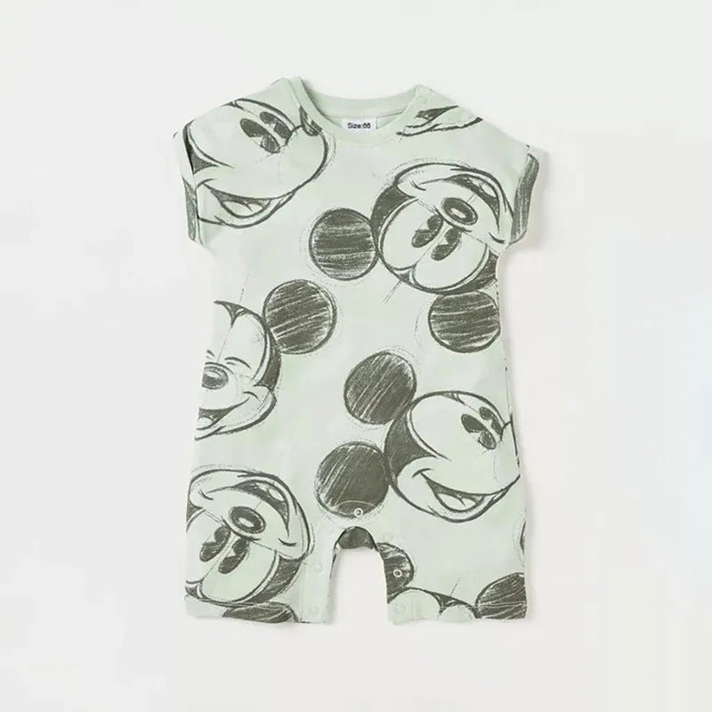 2Pcs Disney Character Printed Rompers - itzy bitsy