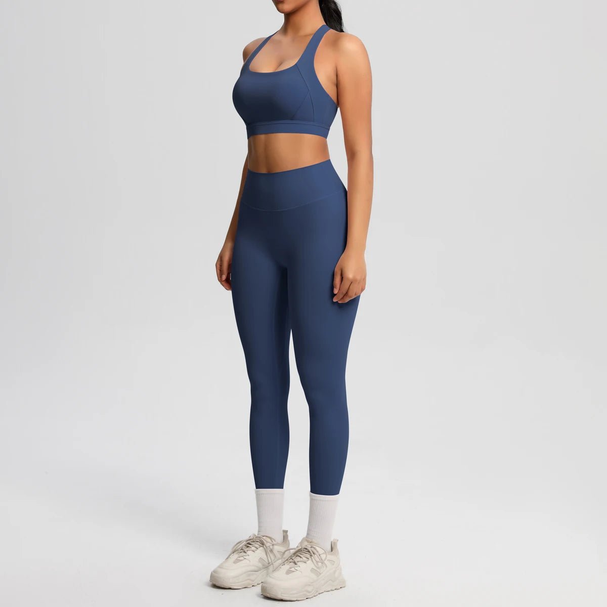 2pcs Fitness Yoga Gym High Waist Pants & Bra Set - itzy bitsy