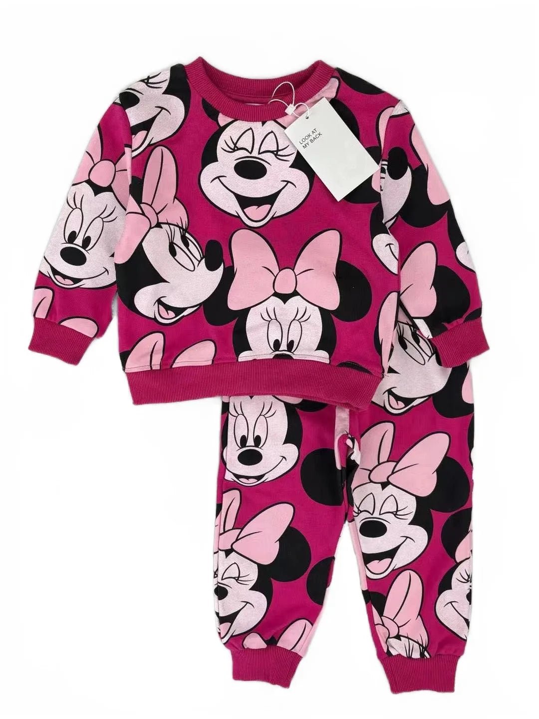 2pcs Minnie print Sweatshirts + Pants Set - itzy bitsy