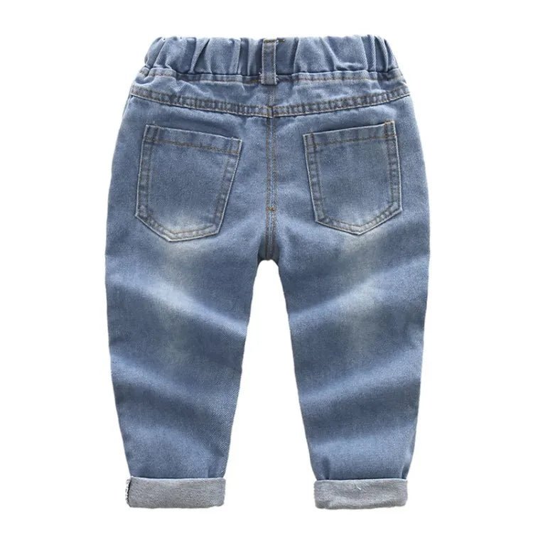 2pcs Set Mickey Mouse Long Sleeve Tops + Jeans Pants for Boys - itzy bitsy