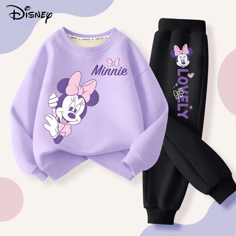 2pcs Set Minnie Printed Sweatshirt and Sweatpants - itzy bitsy