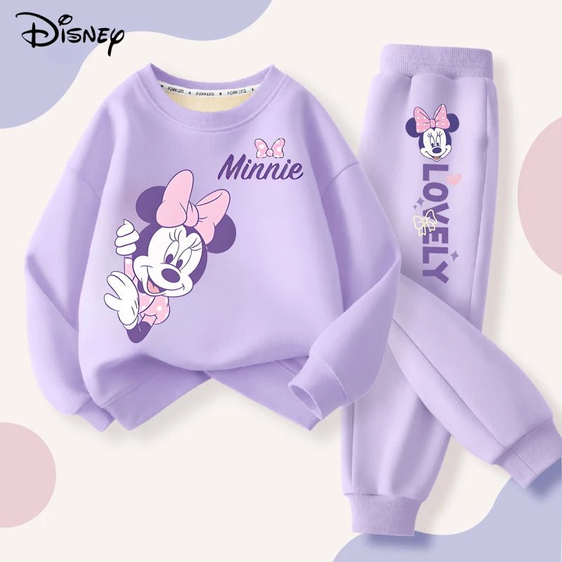 2pcs Set Minnie Printed Sweatshirt and Sweatpants - itzy bitsy