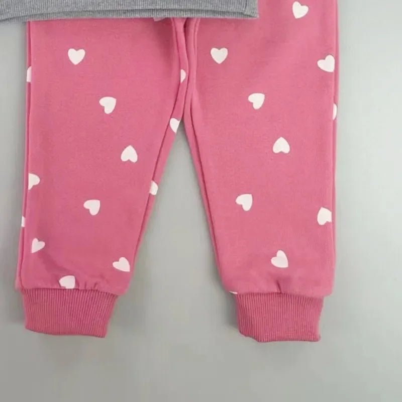 2pcs Set Winter Clothes Long Sleeve Minnie Sweater + Thick Pants - itzy bitsy