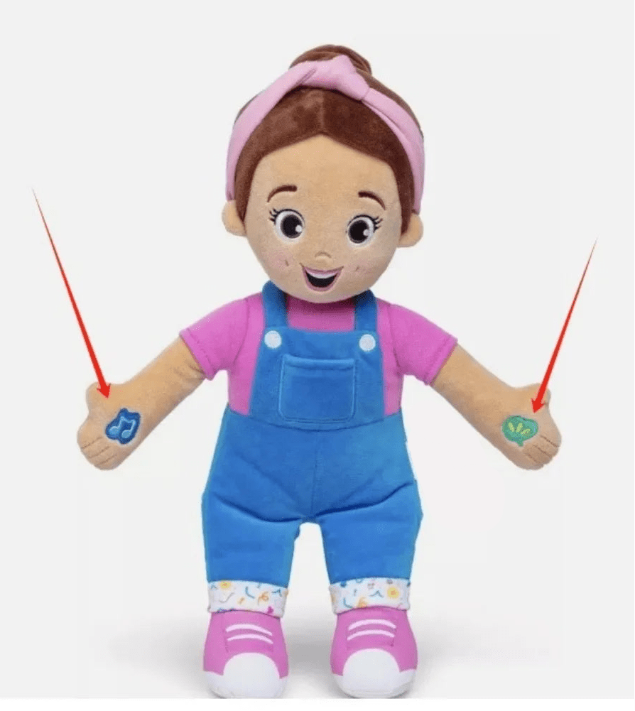 30cm Ms. Rachel Interactive Plush Doll - itzy bitsy