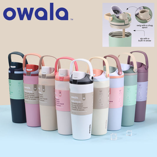 Wholesale Owala 30oz FreeSip Sway Stainless Steel Tumbler Water Bottle (5pcs)