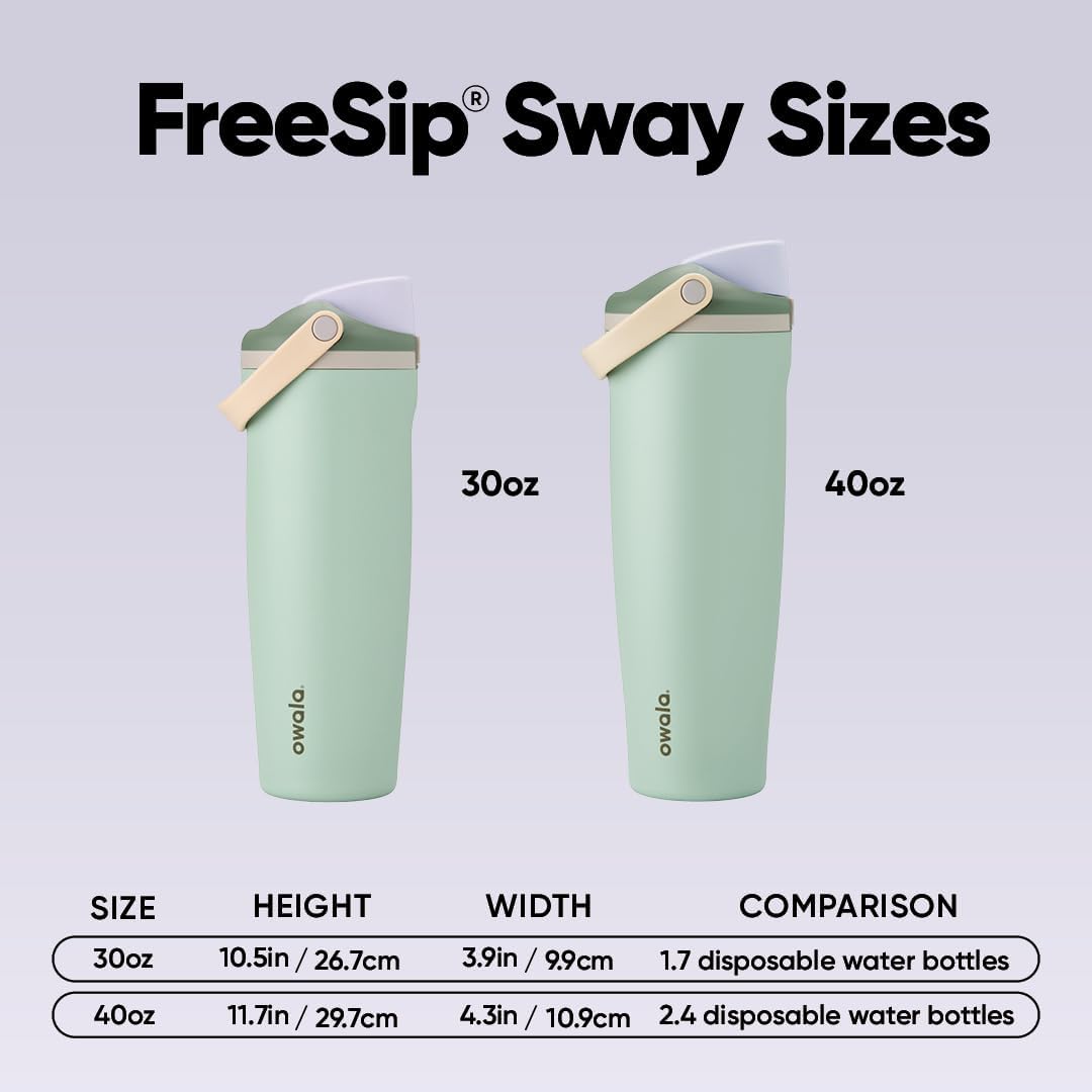 Wholesale Owala 30oz FreeSip Sway Stainless Steel Tumbler Water Bottle (5pcs)