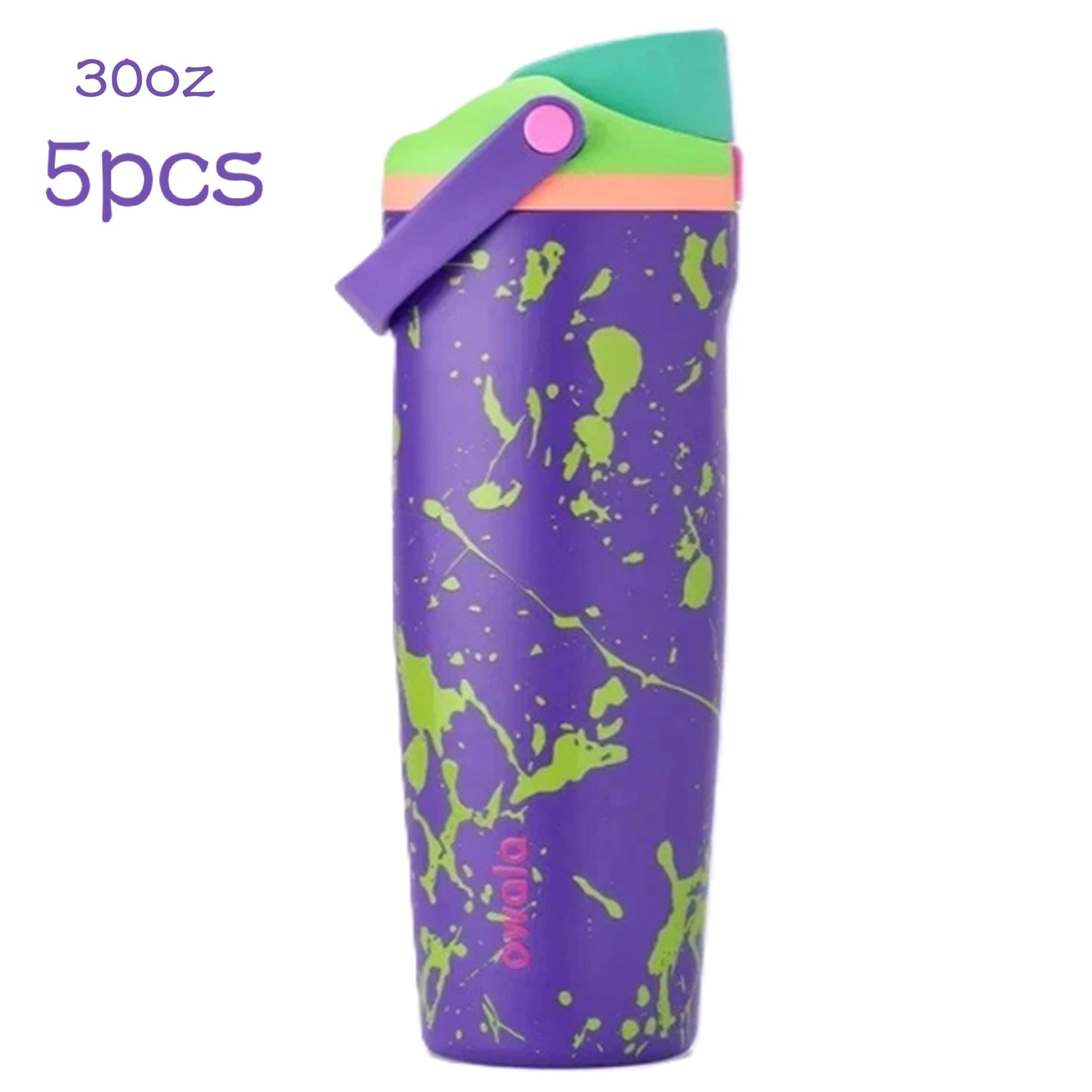 Wholesale Owala 30oz FreeSip Sway Stainless Steel Tumbler Water Bottle (5pcs)