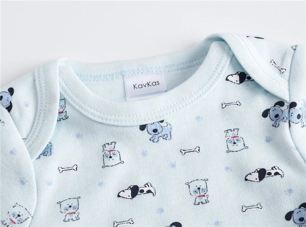 3pcs / 6pcs Set Baby Boy Long Sleeve Bodysuit - itzy bitsy