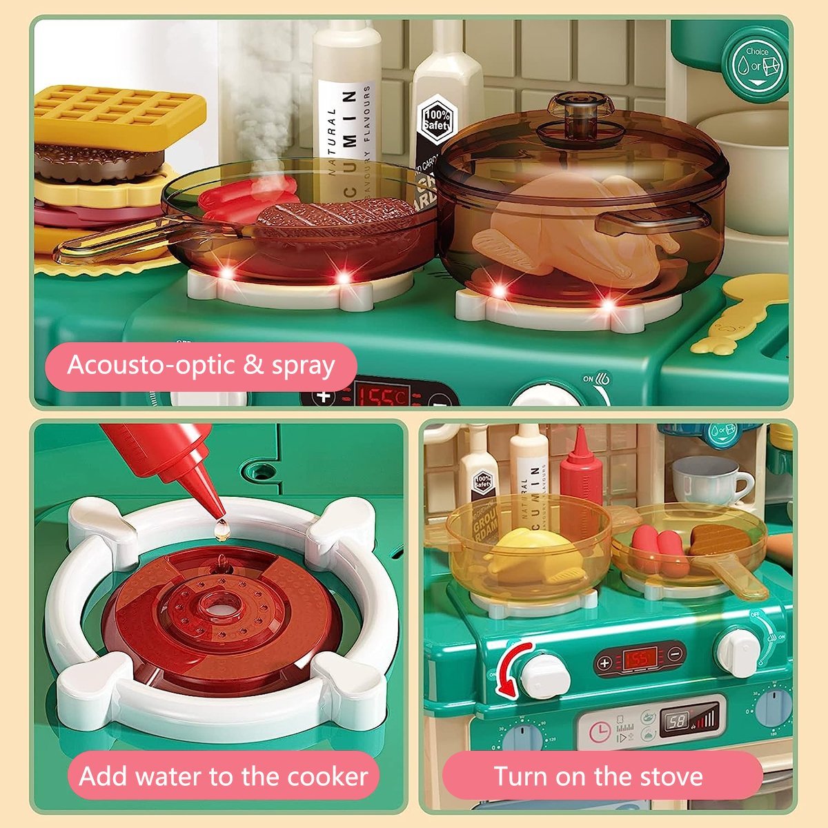 48PC Home Kitchen Playset - itzy bitsy