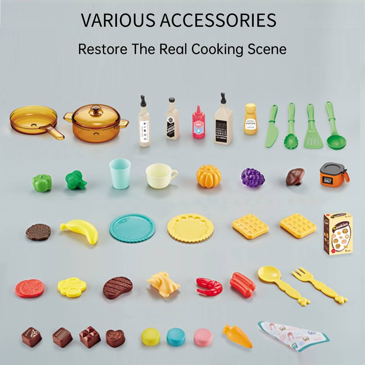 48PC Home Kitchen Playset - itzy bitsy