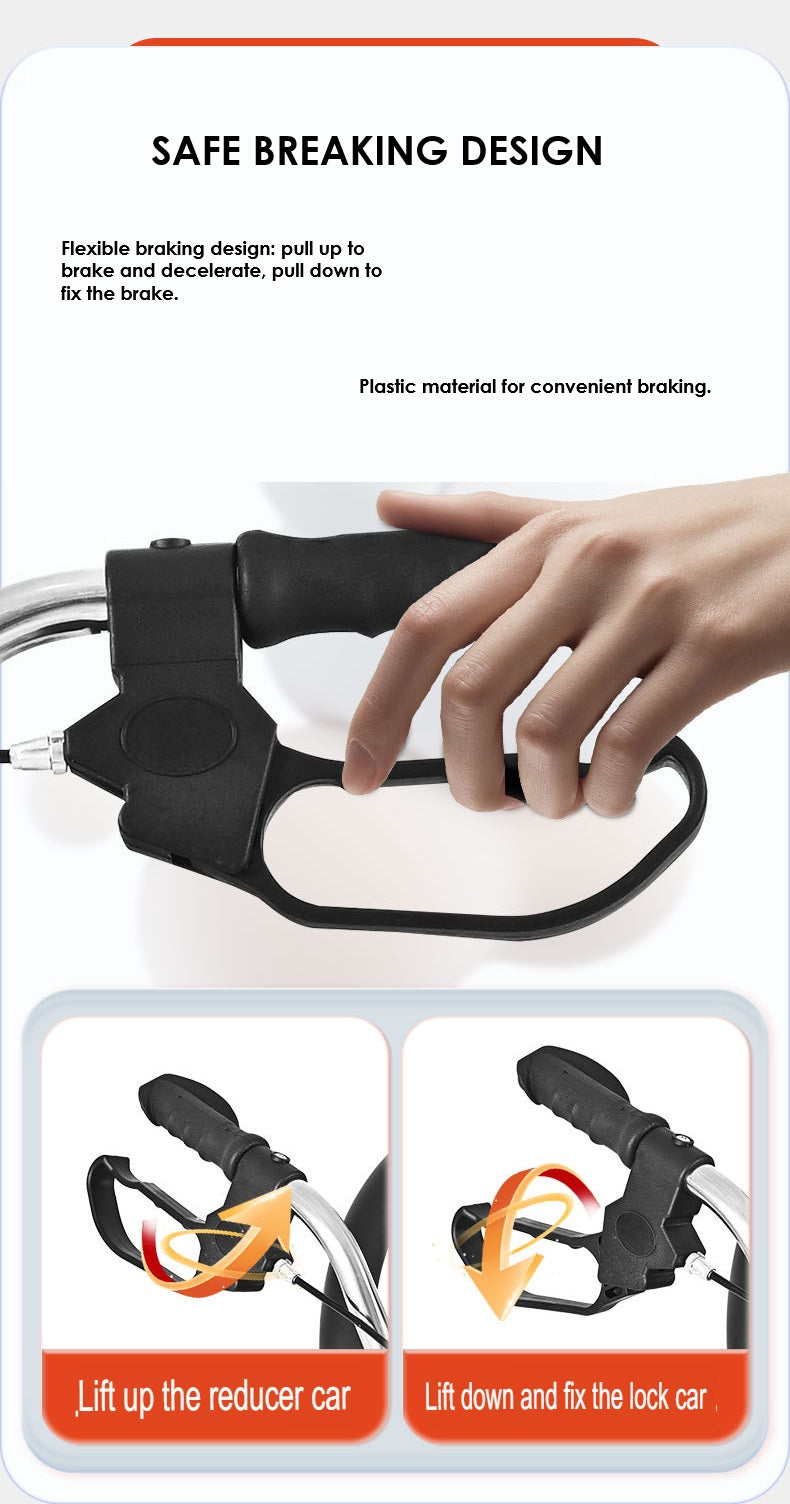 Walking Frame Compact Foldable Rollator Mobility Walker