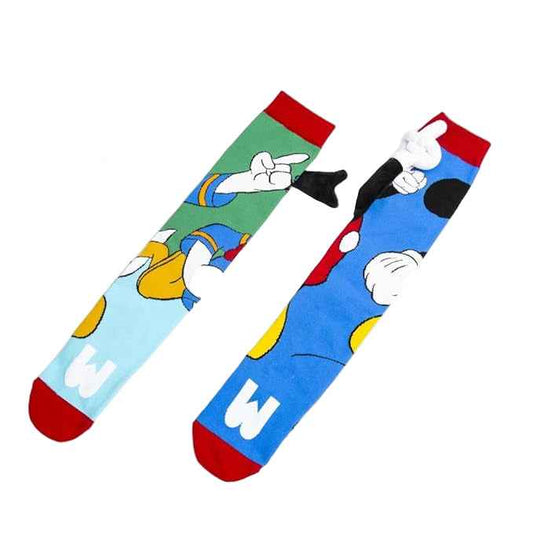 Donald Duck & Mickey Mouse 3D Knee-High Socks